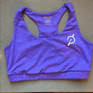 Peloton Purple Racerback Sports Bra